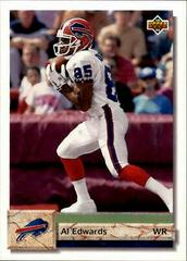 Al Edwards #217 Football Cards 1992 Upper Deck Prices