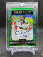 Spencer Knight [Emerald Surge] #R-SK Hockey Cards 2021 O-Pee-Chee Rookie Autographs Prices