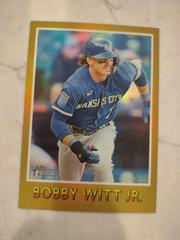 Bobby Witt Jr. [Gold Foil] #75BS-16 Baseball Cards 2024 Topps Heritage Baseball Sensation Prices