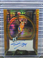 Shaquille O'Neal [Neon Orange Pulsar Prizm] #IF-SON Basketball Cards 2019 Panini Select in Flight Signatures Prices