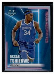 Oscar Tshiebwe #NN-17 Basketball Cards 2022 Bowman University Best Neon Neophytes Prices