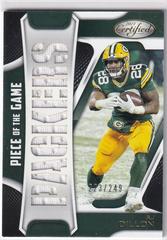 AJ Dillon #POG-AD Football Cards 2021 Panini Certified Piece of the Game Prices