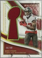 Mike Evans #3 Football Cards 2023 Panini Immaculate Championship Memorabilia Prices