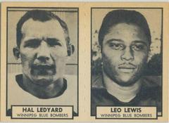 Hal Ledyard, Leo Lewis Football Cards 1962 Topps CFL Prices