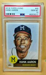 Hank Aaron #46 Baseball Cards 2018 Topps Living Prices