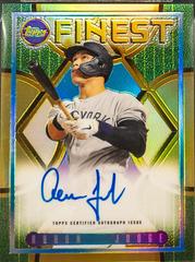 Aaron Judge [Gold] #FA-AJ Baseball Cards 2022 Topps Finest Autographs Prices