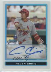 Allen Craig [Refractor Autograph] #BCP112 Baseball Cards 2009 Bowman Chrome Prospects Prices