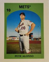 Pete Alonso Baseball Cards 2021 Topps Heritage Venezuela Stamps Prices