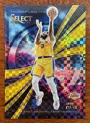 Anthony Davis [Gold] #7 Basketball Cards 2022 Panini Select Thunder Lane Prices