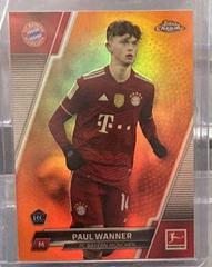 Paul Wanner [Orange Refractor] #46 Soccer Cards 2021 Topps Chrome Bundesliga Prices