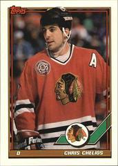 Chris Chelios Hockey Cards 1991 Topps Prices
