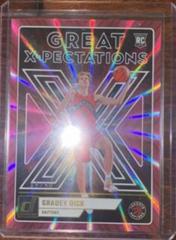 Gradey Dick [Pink] #4 Basketball Cards 2023 Panini Donruss Great X Pectations Prices