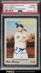 Max Muncy #MMU Baseball Cards 2019 Topps Heritage Real One Autographs Prices