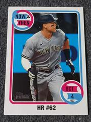 Aaron Judge #NT-2 Baseball Cards 2023 Topps Heritage Now & Then Prices