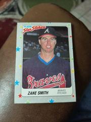 Zane Smith #78 Baseball Cards 1988 Fleer Star Stickers Prices