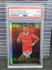 Marcus Rashford #5 Soccer Cards 2022 Panini Select Premier League Artistic Impressions Prices
