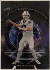Josh Allen Football Cards 2022 Panini Black ForceField Prices