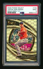 Justin Verlander [Gold] #104 Baseball Cards 2020 Panini Select Prices