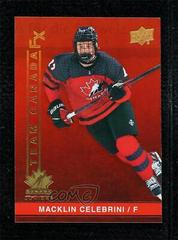 Macklin Celebrini #FX-19 Hockey Cards 2023 Upper Deck Team Canada Juniors FX Prices