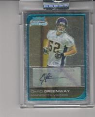 Chad Greenway [Autograph Uncirculated] #243 Football Cards 2006 Bowman Chrome Prices