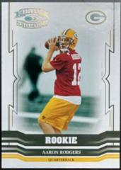 Aaron Rodgers [Gold Holofoil] Football Cards 2005 Panini Donruss Throwback Threads Prices