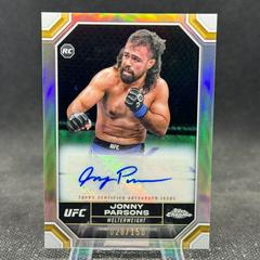 Jonny Parsons [Refractor] #CRA-JPA Ufc Cards 2024 Topps Chrome UFC Rookie Autograph Prices
