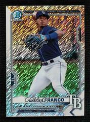 Wander Franco [Shimmer Refractor] #BCP-240 Baseball Cards 2021 Bowman Chrome Prospects Prices