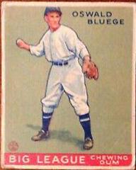Oswald Bluege #83 Baseball Cards 1933 World Wide Gum Prices