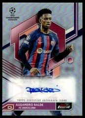 Alejandro Balde #A-BA Soccer Cards 2022 Topps Finest UEFA Club Competitions Autographs Prices