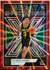 Keyonte George [Red Green] #17 Basketball Cards 2023 Panini Donruss Great X Pectations Prices