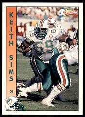 Keith Sims #498 Football Cards 1992 Pacific Prices