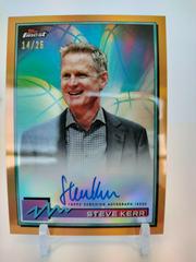 Steve Kerr [Orange Refractor] Basketball Cards 2021 Topps Finest Autographs Prices