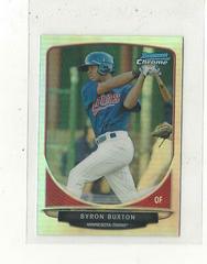 Byron Buxton Baseball Cards 2013 Bowman Chrome Cream of the Crop Mini Refractor Prices
