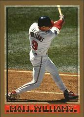 Matt Williams #12 Baseball Cards 1998 Topps Prices