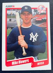 Mike Blowers #438 Baseball Cards 1990 Fleer Prices