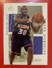Frank Williams [Gold] #134 Basketball Cards 2002 SP Game Used Prices