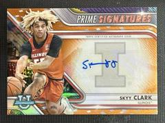 Skyy Clark [Orange] #PCS-SC Basketball Cards 2022 Bowman Chrome University Prime Signatures Prices