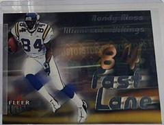 Randy Moss #9FL Football Cards 2000 Ultra Fast Lane Prices