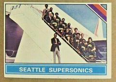 Seattle Supersonics Checklist #219 Basketball Cards 1975 Topps Prices