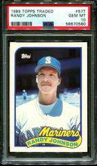 Randy Johnson #57T Baseball Cards 1989 Topps Traded Prices