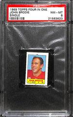 John Brodie Football Cards 1969 Topps Four in One Single Prices