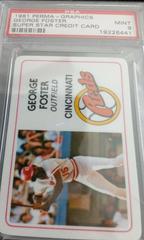 George Foster Baseball Cards 1981 Perma Graphics Super Star Credit Card Prices