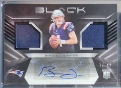 Bailey Zappe #RSM-BZA Football Cards 2022 Panini Black Rookie Signature Materials Prices