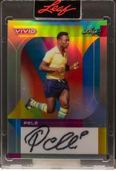 Pele [Gray] Soccer Cards 2022 Leaf Vivid Autographs Prices