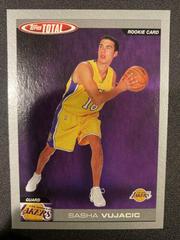Sasha Vujacic #350 Basketball Cards 2004 Topps Total Prices