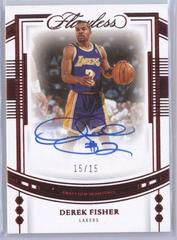 Derek Fisher [Ruby] #28 Basketball Cards 2022 Panini Flawless Draft Gem Signature Prices