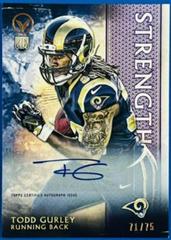 Todd Gurley [Autograph Strength] #181 Football Cards 2015 Topps Valor Prices
