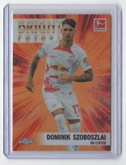 Dominik Szoboszlai [Orange] #56 Soccer Cards 2022 Topps Chrome Bundesliga Prices