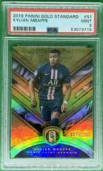 Kylian Mbappe #51 Soccer Cards 2019 Panini Gold Standard Prices