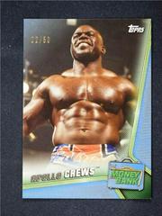 Apollo Crews [Blue] Wrestling Cards 2019 Topps WWE Money in the Bank Prices